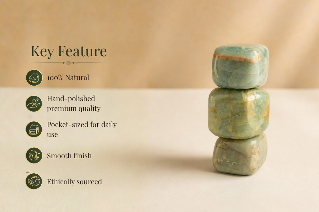 Aquamarine Tumble(1Pcs)