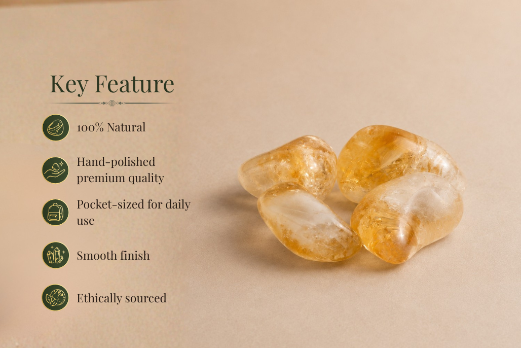 Citrine Tumble (1Pcs)