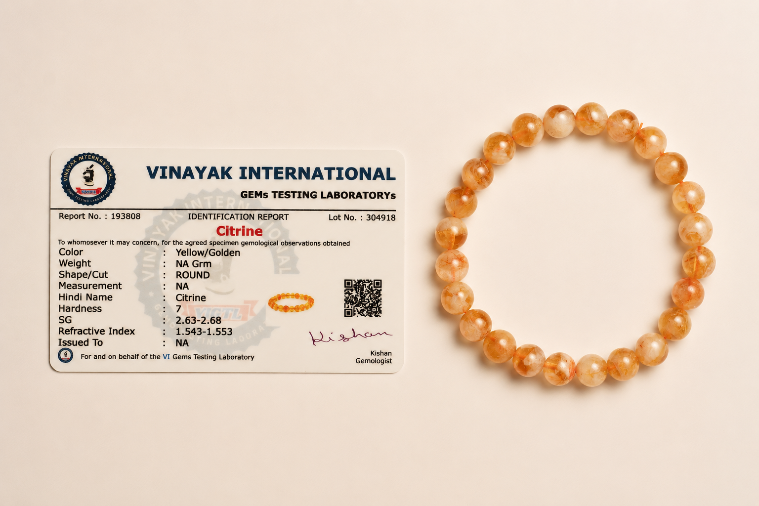 Citrine Bracelet