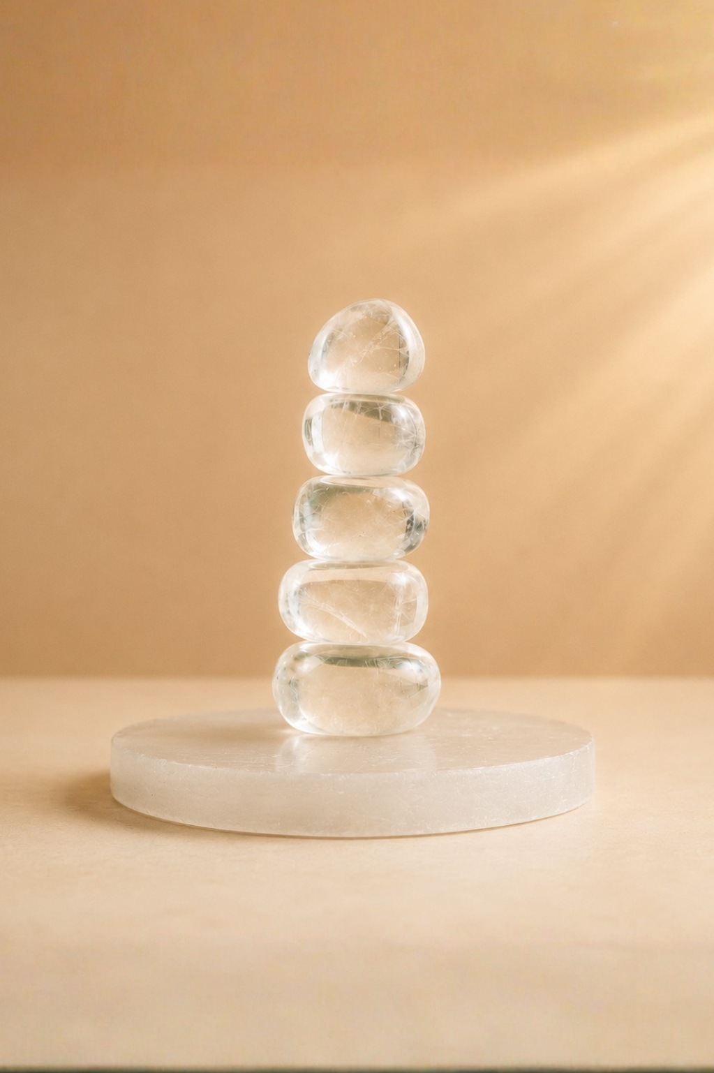Clear Quartz Tumble(1Pcs)