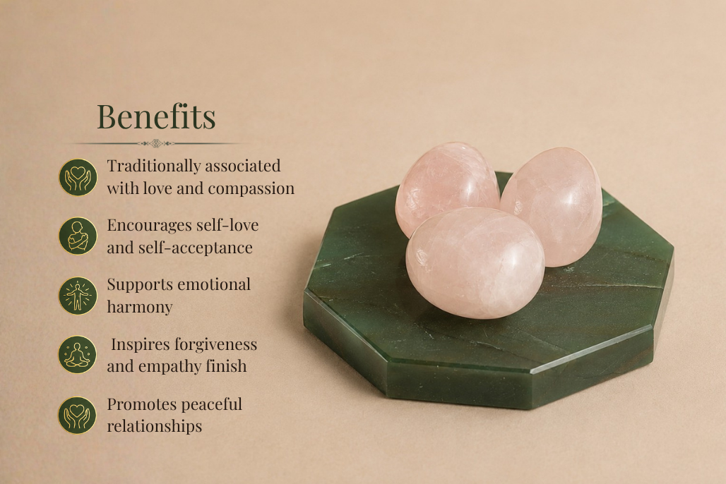 Rose Quartz Tumble (1Pcs)