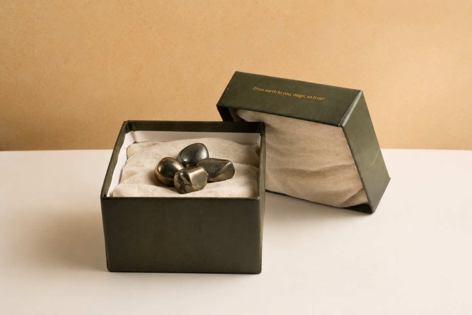 Golden Pyrite Tumble (1Pcs)
