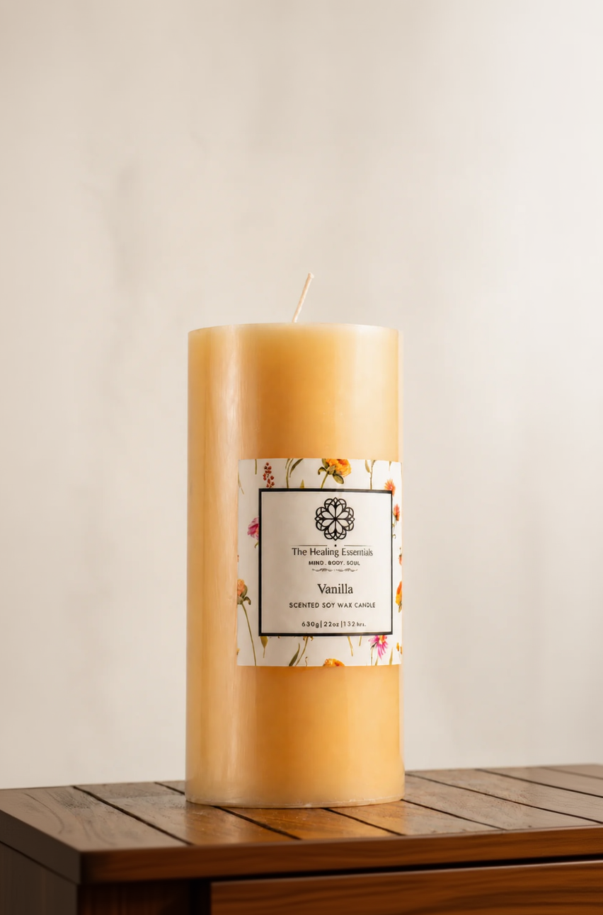 Vanilla Pillar Candle